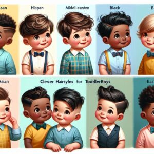 Freche Frisuren für Kleinkinder: Ideen für 2-jährige Jungen